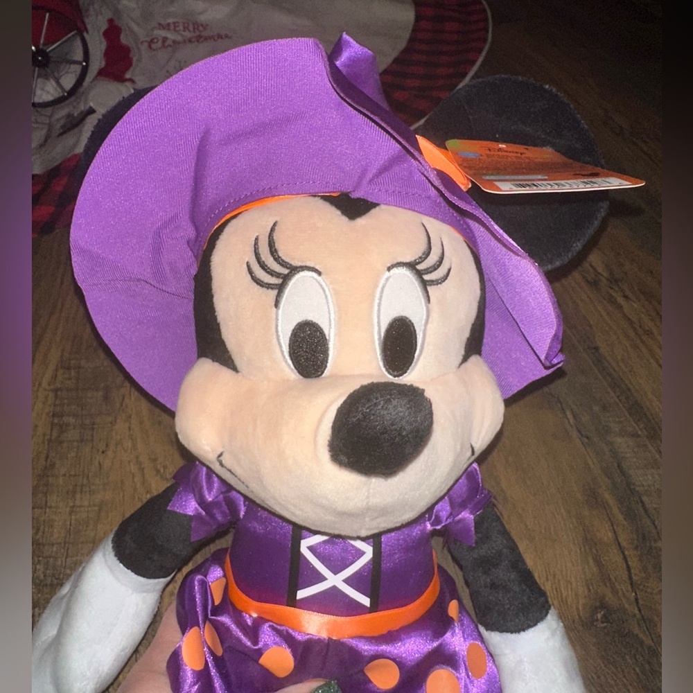 Mickey And Minnie Mouse Plush Vampire & Witch 18” Long ~ NWT (you get both) - Picture 7 of 11